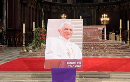 Homélie de Mgr James pour la messe d’action de grâce pour le pape Benoît XVI